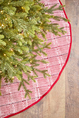48" Heather Red Tree Skirt