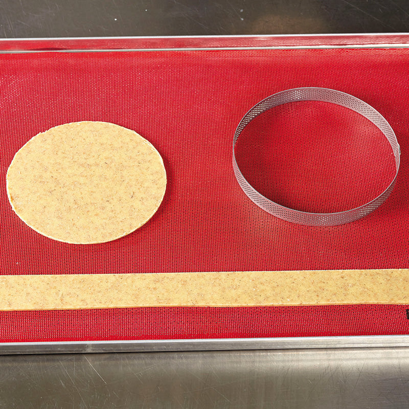 Pavoni "Progetto Crostate" Perforated Stainless Round Tart Ring 3-1/2" (9cm) Dia. x 3/4" (2cm) High