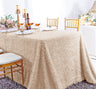 Shaggy Plush Fringe Rectangular Tablecloth Soft Texture