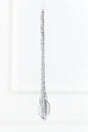 9.75" Twisted Glass Icicle Ornament