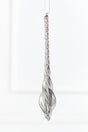 5.75" Twisted Glass Icicle Ornament
