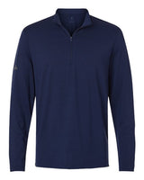 Adidas Men's Textured Stripe Quarter-Zip Pullover