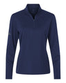 adidas Women's Textured Stripe Quarter-Zip Pullover