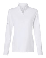 adidas Women's Textured Stripe Quarter-Zip Pullover