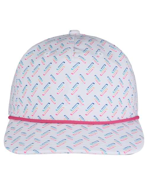 Swannies Ryan rope snapback golf cap for outdoor and course wear