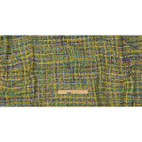 Viscose and Acrylic Chenille Tweed - Yellow, Dried Moss and Purple - Newcastle Collection