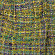 Viscose and Acrylic Chenille Tweed - Yellow, Dried Moss and Purple - Newcastle Collection