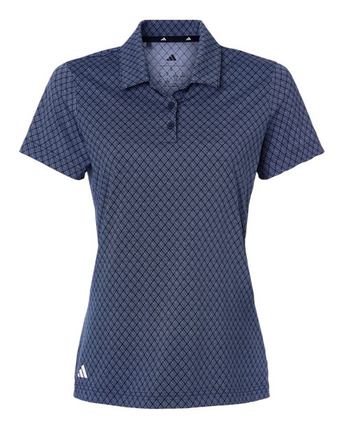 Adidas Women's 4-Way Stretch Printed Polo