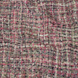 Viscose and Acrylic Chenille Tweed - Gray, Pale Sage and Orchid Pink - Newcastle Collection