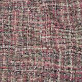 Viscose and Acrylic Chenille Tweed - Gray, Pale Sage and Orchid Pink - Newcastle Collection