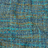 Viscose and Acrylic Chenille Tweed - Blue, Mustard and Arctic Green - Newcastle Collection