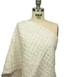 Viscose and Acrylic Chenille Tweed - Crystal Gray and Silver Coin - Newcastle Collection