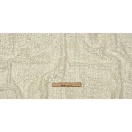 Viscose and Acrylic Chenille Tweed - Crystal Gray and Silver Coin - Newcastle Collection