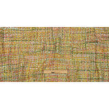 Viscose and Acrylic Chenille Tweed - Yellow, Minced Herb and Pink - Newcastle Collection