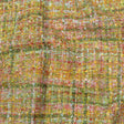 Viscose and Acrylic Chenille Tweed - Yellow, Minced Herb and Pink - Newcastle Collection