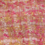 Viscose and Acrylic Chenille Tweed - Pink, Magenta and Yellow - Newcastle Collection