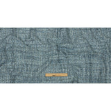 Viscose and Acrylic Chenille Tweed - Flint Stone and Baby Blue Metallic - Newcastle Collection