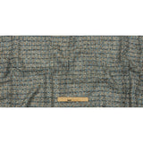 Viscose and Acrylic Chenille Tweed - Taupe and Blue Metallic - Newcastle Collection