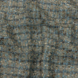 Viscose and Acrylic Chenille Tweed - Taupe and Blue Metallic - Newcastle Collection