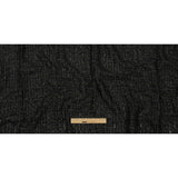 Viscose and Acrylic Chenille Tweed - Charcoal, Black Bean and Metallic Silver - Newcastle Collection