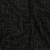 Viscose and Acrylic Chenille Tweed - Charcoal, Black Bean and Metallic Silver - Newcastle Collection