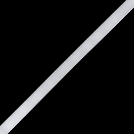 Stretch Velvet Ribbon Trim Made in Italy - 0.375" - White - Gislaine Collection