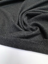 Wool Twill Fabric Melange Gray