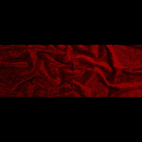 Sinful Red Polyester Upholstery Chenille