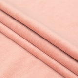 Petal Pink Velvet with Imitation Dupioni Backing