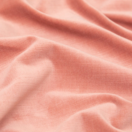 Petal Pink Velvet with Imitation Dupioni Backing