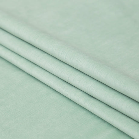 Neon Mint Velvet with Imitation Dupioni Backing