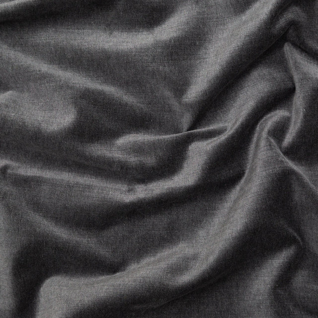 Abyss Velvet with Imitation Dupioni Backing