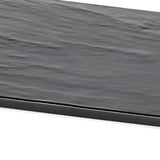 Tablecraft MGL2 Black Melamine Display Tray 20-1/2" x 6-3/4"