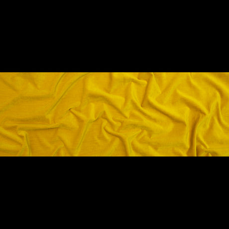 Gen-Z Yellow Velvet with Imitation Dupioni Backing