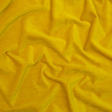 Gen-Z Yellow Velvet with Imitation Dupioni Backing