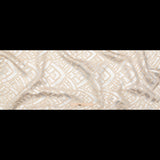 Metallic Gold, Silver and Ecru Geometric Luxury Brocade