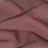 Metallic Wine Striped Bubble Wrap Organza Brocade
