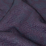 Metallic Purple and Blue Striped Bubble Wrap Organza Brocade