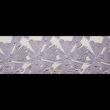 Metallic Lavender Large-Scale Burnout Floral Luxury Brocade
