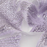Metallic Lavender Large-Scale Burnout Floral Luxury Brocade