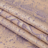 Metallic Lavender and Pink Tint Reptilian Luxury Brocade