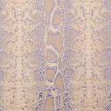 Metallic Lavender and Pink Tint Reptilian Luxury Brocade