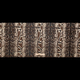 Metallic Gold Black and Brown Reptilian Luxury Brocade