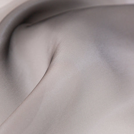Satin-Faced Twill Organza - Radiant Pewter