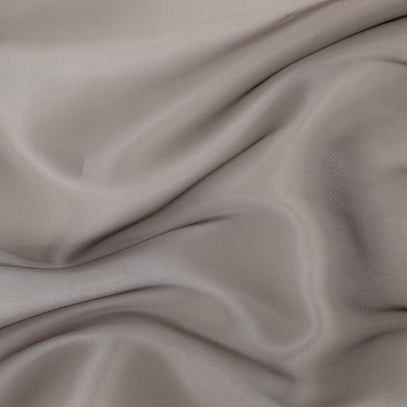 Satin-Faced Twill Organza - Radiant Pewter