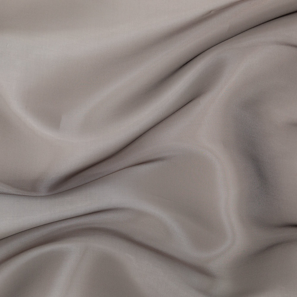 Satin-Faced Twill Organza - Radiant Pewter