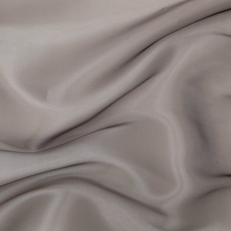 Satin-Faced Twill Organza - Radiant Pewter