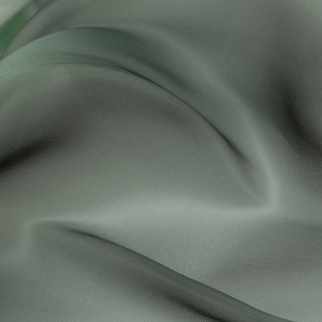 Satin-Faced Twill Organza - Radiant Eden Green