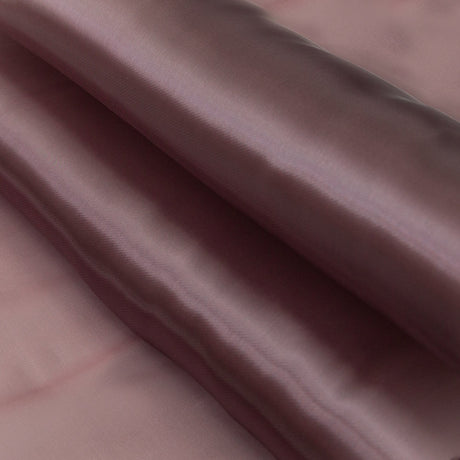 Satin-Faced Twill Organza - Radiant Windsor Wine