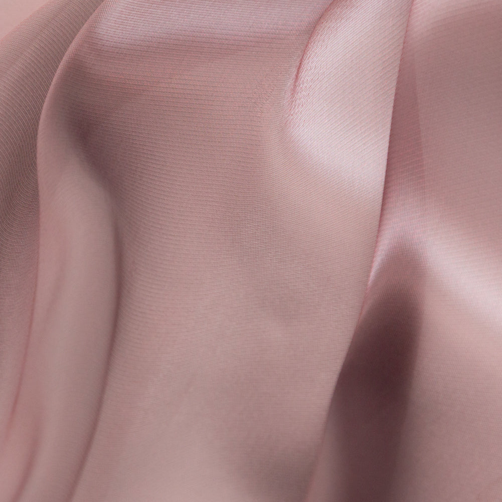 Satin-Faced Twill Organza - Radiant Windsor Wine